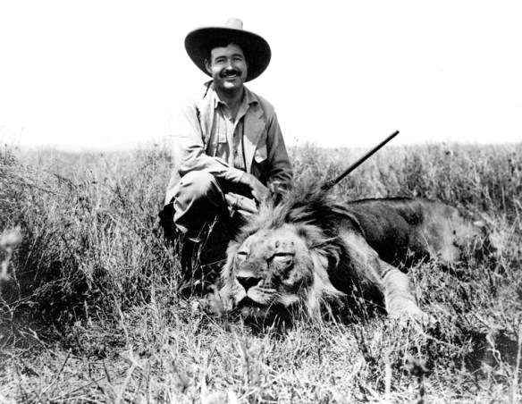 EH 7018P  Ernest Hemingway on safari, Africa. January, 1934. Photograph in the Ernest Hemingway Photograph Collection, John F. Kennedy Presidential Library and Museum, Boston.